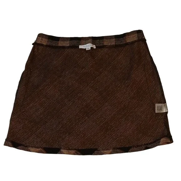 Kirious Los Angeles Women's Autumn Plaid Checkered Skirt with Pockets Size S - Picture 9 of 12